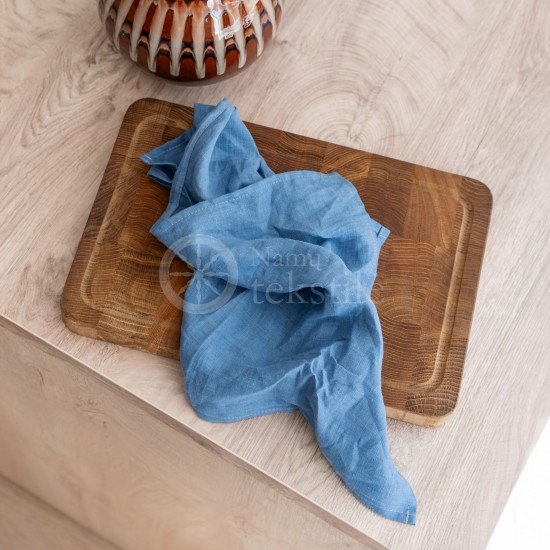 Soft linen kitchen towel 35x50 BLUE